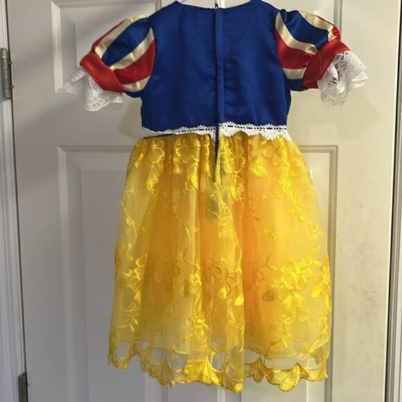 Toddler Unbranded Vibrant Snow White Layered Dress Tulle Zipper Disney Princess - Picture 8 of 14